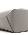 Soft Grained Calfskin Small Puzzle Edge Bag Pearl Grey