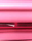 Aged Calfskin Quilted Gabrielle Wallet On Chain WOC Pink