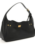 Smooth Calfskin Small Bel Air Shoulder Bag Black