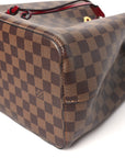 Damier Ebene Neonoe MM Cherry Berry