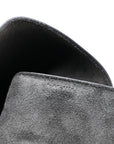 Grained Calfskin Mini Belt Bag Grey