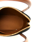 Canvas Calfskin Triomphe Teen Honorine Bag Tan
