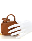 Calfskin Beau Micro Bag Cognac