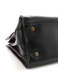 Calfskin Small Sac De Jour Black