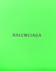 Shiny Box Calfskin Hourglass Top Handle Bag XS Fluo Green