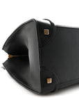 Smooth Calfskin Mini Luggage Black