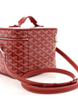 Goyardine Muse Vanity Case Red