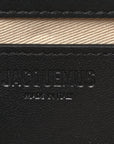 Smooth Calfskin La Pochette Rond Carre Black