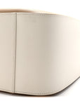 Calfskin Small Hammock Shoulder Bag Sand White