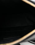 Calfskin Matelasse Monogram Lou Camera Bag Black