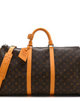 Monogram Macassar Keepall Bandouliere 50 Safran Yellow
