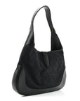 Monogram Small Jackie O Hobo Black