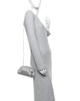 Metallic Fabric Bubble Wrap The Mini Pouch Silver