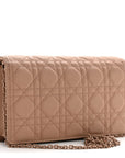 Ultra Matte Calfskin Cannage Lady D1OR Clutch Fard