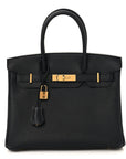Togo Birkin 30 Black