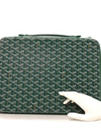 Goyardine Universal Companion Portfolio Green