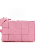 Lambskin Maxi Intrecciato Small Cassette Crossbody Bag Ribbon