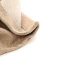 Linen Calfskin Rive Gauche Tote Optic White