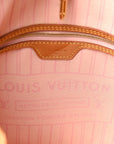 Damier Azur Neo Neverfull MM Rose Ballerine