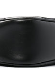 Calfskin Matelasse Small GG Marmont Chain Shoulder Bag Black