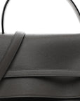 Grained Calfskin Mini Belt Bag Grey
