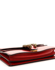 Dollar Calfskin Swarovski Crystal Small Dionysus Shoulder Bag Hibiscus Red