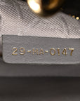 Lambskin Cannage Small Lucky Badges My Lady D1OR Grey