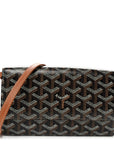 Goyardine Varenne Continental Wallet Black Gold