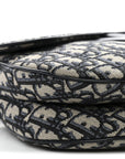 Oblique Saddle Bag Blue