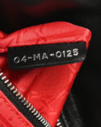 Lambskin Cannage Mini Lady D1OR Black