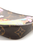 Monogram 2021 Christmas Animation Japanese Garden Mini Pochette Accessories Wisteria Pink