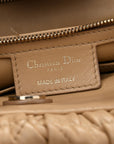 Gaufre Lambskin Cannage Delices Tote Beige