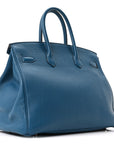 Togo Birkin 35 Bleu Izmir