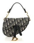 Oblique Mini Saddle Bag Blue