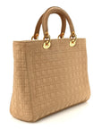 Nylon Cannage Large Lady D1OR Tan