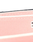 Lambskin Quilted Mini Wallet on Chain WOC Black Pink