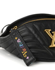 Calfskin Quilted New Wave Bumbag Black