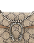 GG Supreme Monogram Super Mini Dionysus Shoulder Bag Taupe