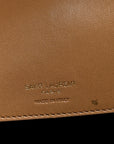 Lambskin Chevron Quilted Large LouLou Natural Tan