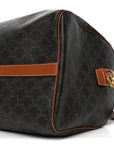Triomphe Canvas Large Voyage Duffle Tan