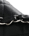 Caviar Quilted Maxi Double Flap Black