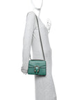 Calfskin Mini Dionysus Shoulder Bag Emerald