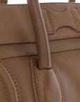 Smooth Calfskin Mini Luggage Camel