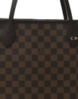 Damier Ebene Neo Neverfull MM Rose Ballerine