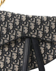 Oblique Saddle Bag Blue