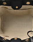 Mixed Fibers Small Deauville Tote Black