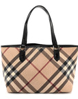Supernova Check Small Nickie Tote Black