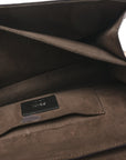 Vitello Liberty Scalloped Studded Kan I Shoulder Bag Sand
