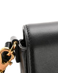 Box Calfskin 30 Montaigne Avenue Pouch Black