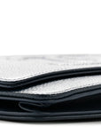 Caviar Timeless CC Wallet on Chain WOC Navy Blue